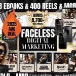 Faceless Marketing Mega Bundle: PLR MRR, Ebooks, Reels, Posts