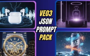 JSON Prompt Pack for Google VEO 3 (Viral Product Ads)