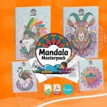 Mandala Wild Forms Coloring Pack (PLR)