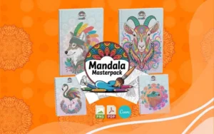 Mandala Wild Forms Coloring Pack (PLR)