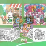 CozyStore Coloring Pages PLR