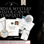 Murder Mystery Dossier Templates by Sara Saleh of Murder Mysterious