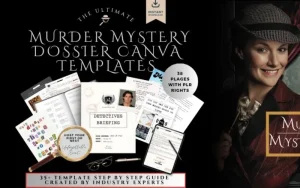 Murder Mystery Dossier Templates by Sara Saleh of Murder Mysterious