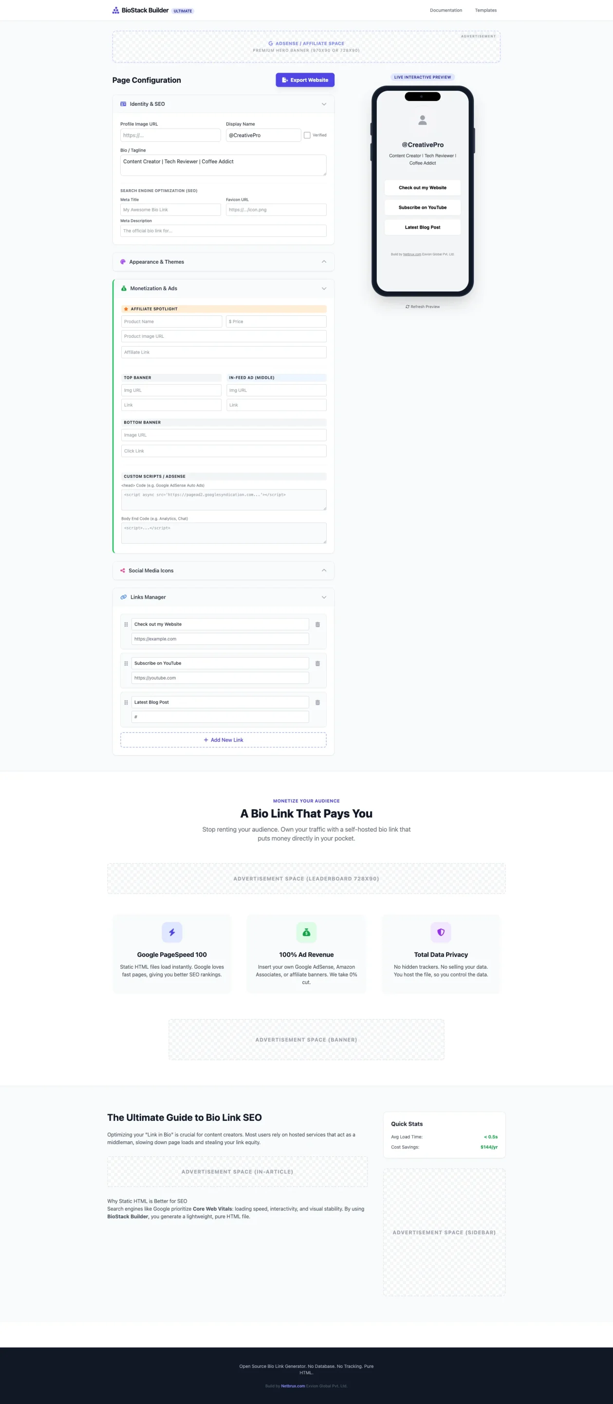 BioStack Builder With Resell Rights