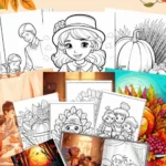 Thanksgiving Coloring Bundle PLR