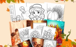 Thanksgiving Coloring Bundle PLR