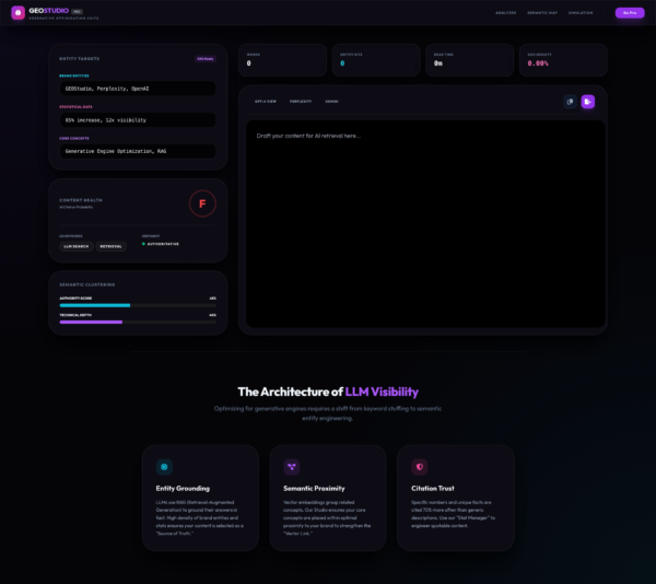 Generative Engine Optimization Editor