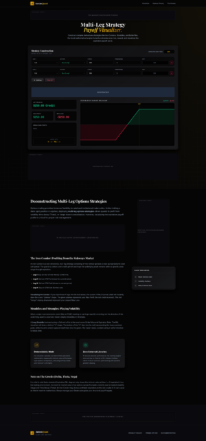 Multi-Leg Strategy Payoff Visualizer