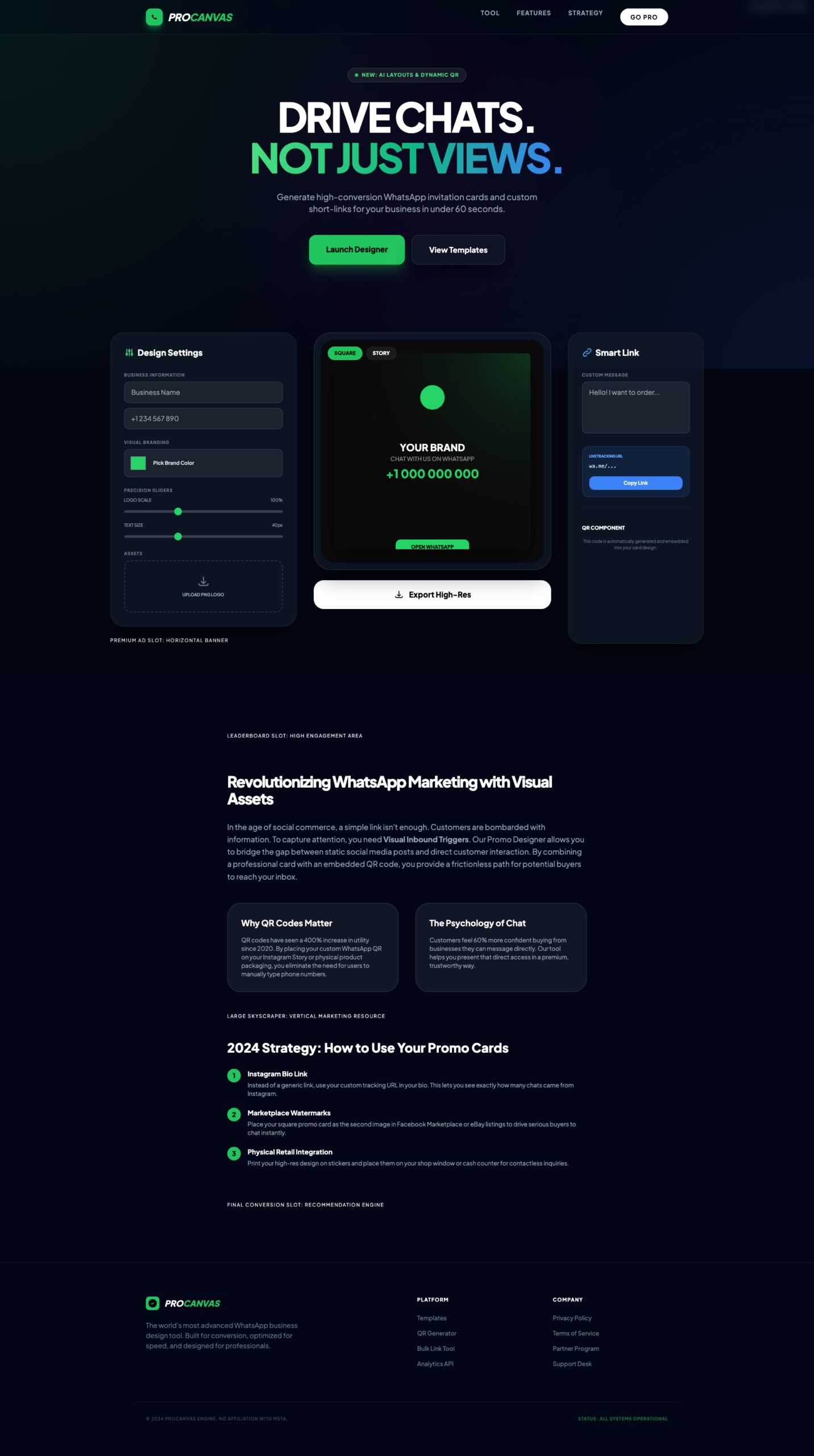 WhatsApp Promo Card Generator Tool
